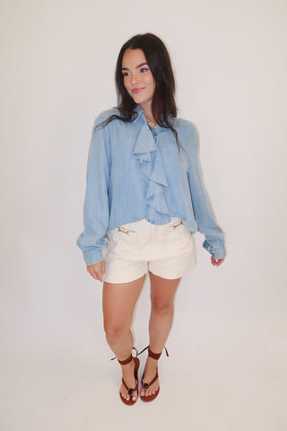 For The Occasion Ruffle Blouse