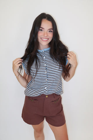Just Because Stripe Sweater Vest