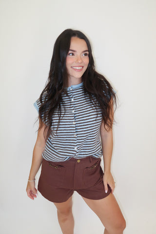 Just Because Stripe Sweater Vest