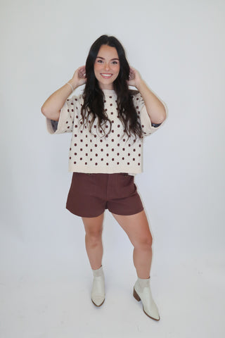 Point Taken Polka Dot Sweater