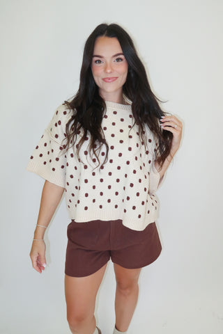Point Taken Polka Dot Sweater