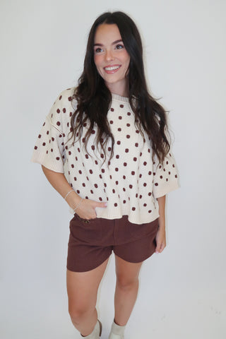 Point Taken Polka Dot Sweater