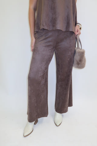 Making Moves Faux Suede Pants