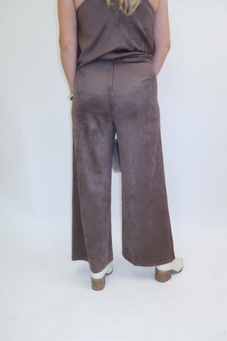 Making Moves Faux Suede Pants