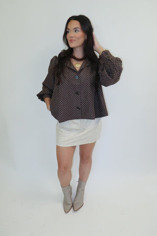 In A Spin Polka Dot Jacket