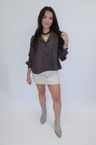 In A Spin Polka Dot Jacket
