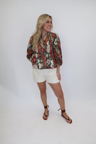 Changing Seasons Floral Top