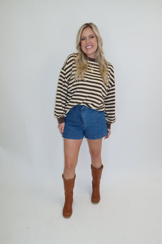 The Weekend Stripe Knit Top