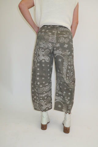 Western Ways Bandana Print Jeans