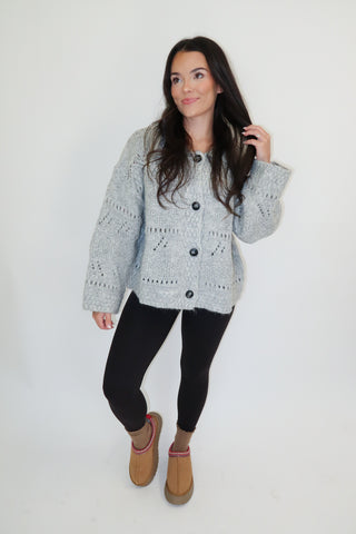Dear Darling Collared Cardigan
