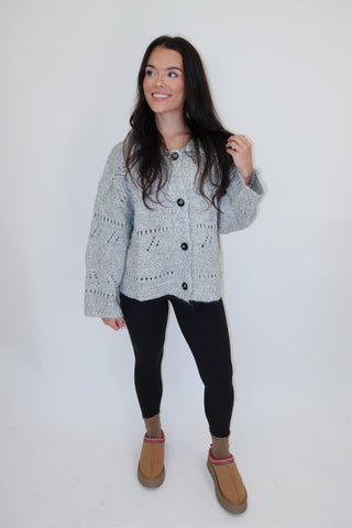 Dear Darling Collared Cardigan