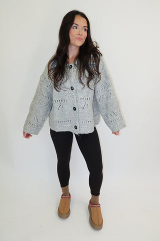 Dear Darling Collared Cardigan