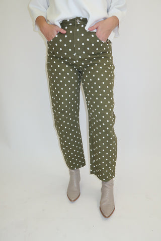 Seeing Double Polka Dot Pants