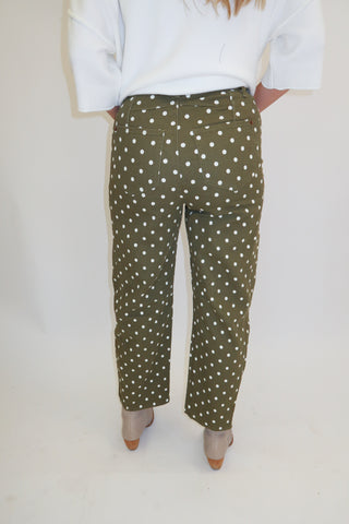 Seeing Double Polka Dot Pants