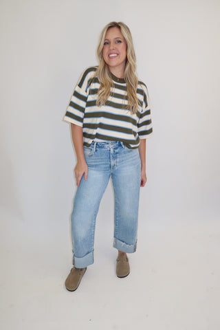 Three Of A Kind Stripe Sweater