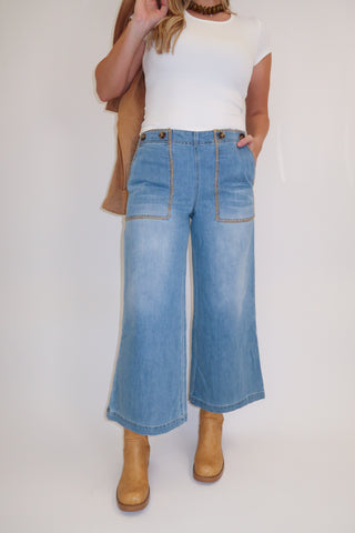 Stitch By Stitch Denim Pants