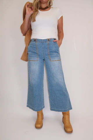 Stitch By Stitch Denim Pants