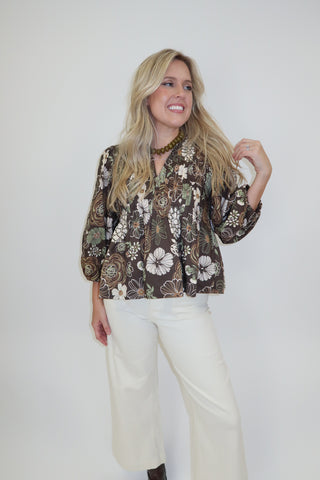 Changing Seasons Floral Top