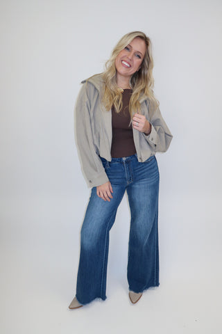 Going Somewhere Zip Front Jacket
