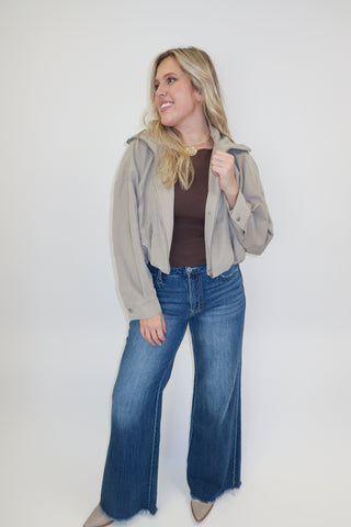 Going Somewhere Zip Front Jacket