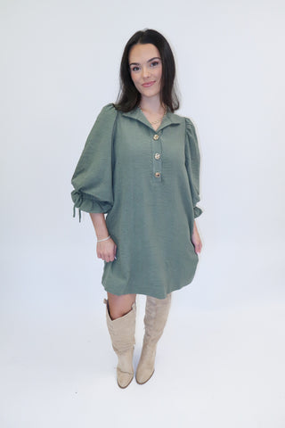 Dinner Plans Henley Dress - The Pink Tulip Clothing