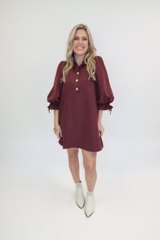 Dinner Plans Henley Dress - The Pink Tulip Clothing