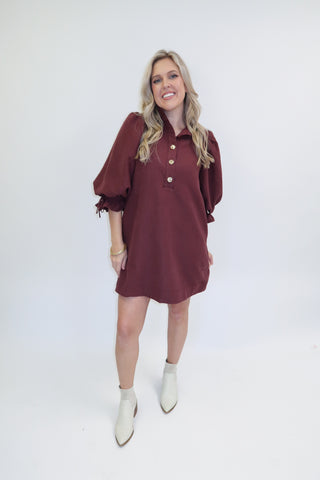Dinner Plans Henley Dress - The Pink Tulip Clothing