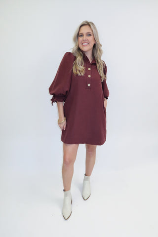 Dinner Plans Henley Dress - The Pink Tulip Clothing