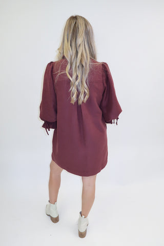 Dinner Plans Henley Dress - The Pink Tulip Clothing