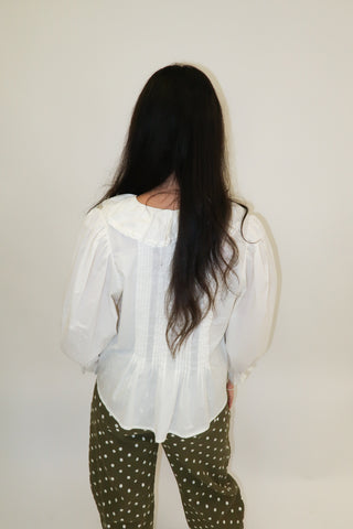 All The Right Details Ruffle Top - The Pink Tulip Clothing
