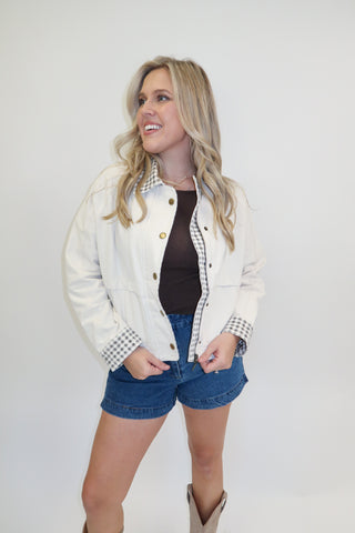 Weekend In The Country Barn Jacket - The Pink Tulip Clothing