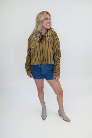 Out For The Weekend Stripe Jacket - The Pink Tulip Clothing