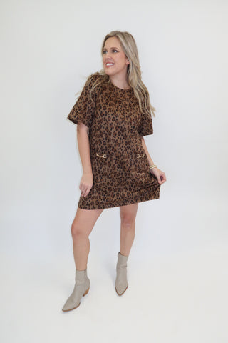 Wild Intentions Cheetah Shift Dress - The Pink Tulip Clothing