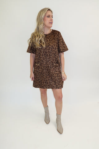Wild Intentions Cheetah Shift Dress - The Pink Tulip Clothing