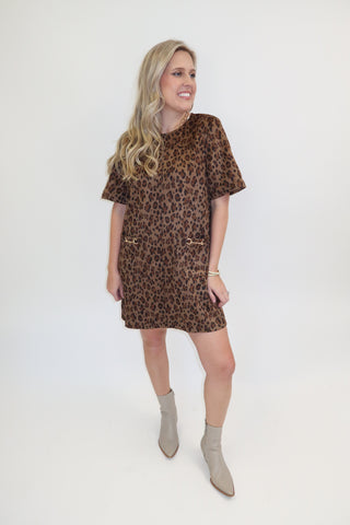 Wild Intentions Cheetah Shift Dress - The Pink Tulip Clothing