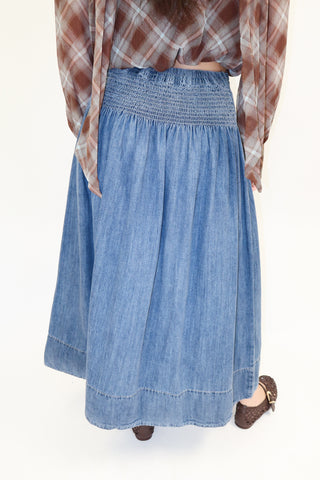 It Comes Naturally Midi Skirt - The Pink Tulip Clothing