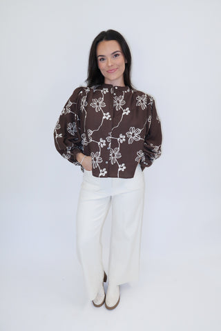Freshly Picked Floral Blouse - The Pink Tulip Clothing