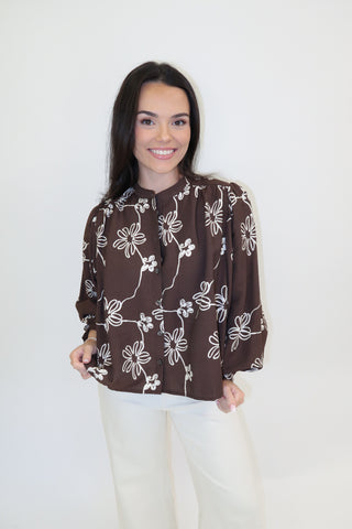 Freshly Picked Floral Blouse - The Pink Tulip Clothing