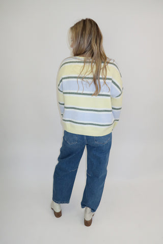 All Mixed Up Stripe Cardigan