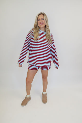 Stay In Style Stripe Lounge Set