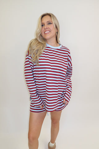 Stay In Style Stripe Lounge Set