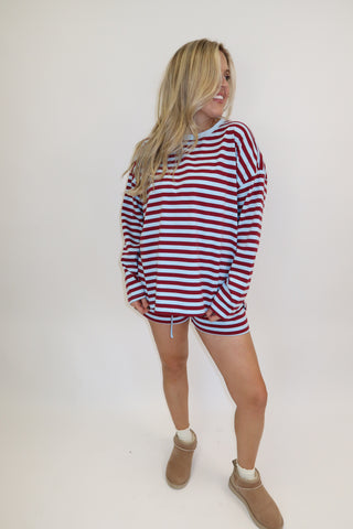 Stay In Style Stripe Lounge Set