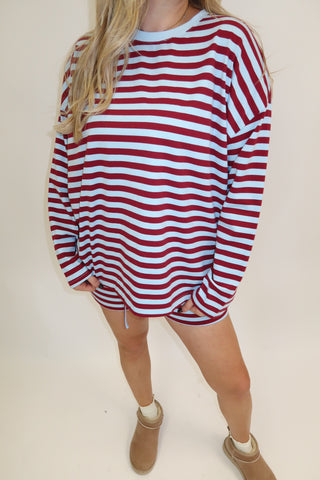 Stay In Style Stripe Lounge Set
