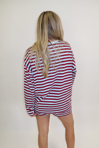 Stay In Style Stripe Lounge Set