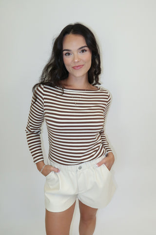 The French Connection Stripe Top - The Pink Tulip Clothing