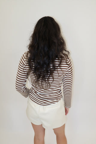 The French Connection Stripe Top - The Pink Tulip Clothing