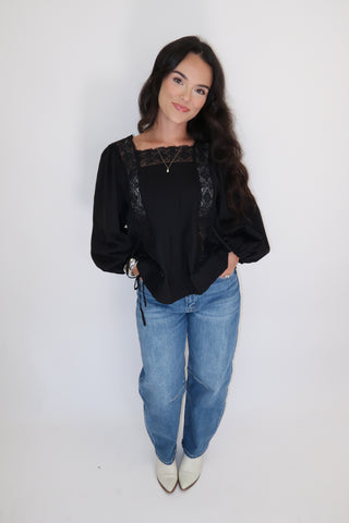 Love Letter Lace Blouse - The Pink Tulip Clothing