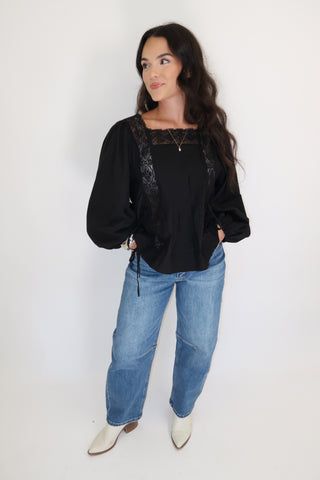 Love Letter Lace Blouse - The Pink Tulip Clothing