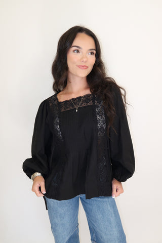 Love Letter Lace Blouse - The Pink Tulip Clothing