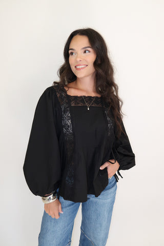 Love Letter Lace Blouse - The Pink Tulip Clothing